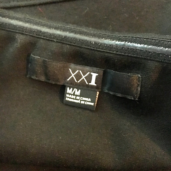 XXI Black Body Con Strapless Dress - Picture 7 of 8